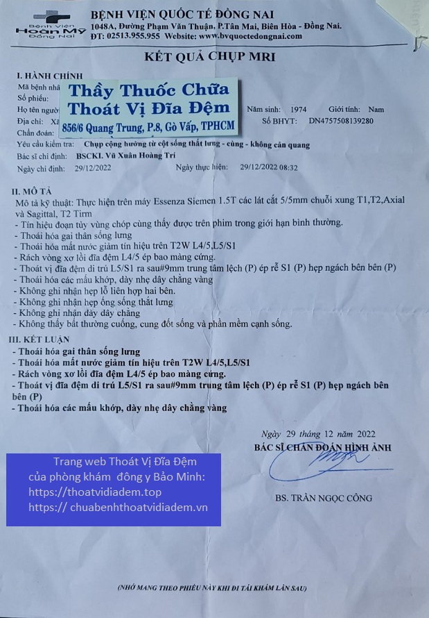 Chụp MRI ở bệnh viện Quốc Tế Đồng Nai